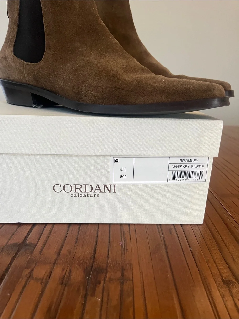 Cordani Bromley whiskey Suede